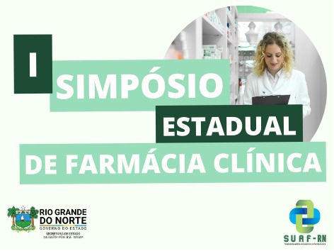 Banner do evento I Simpósio Estadual de Farmácia Clínica
