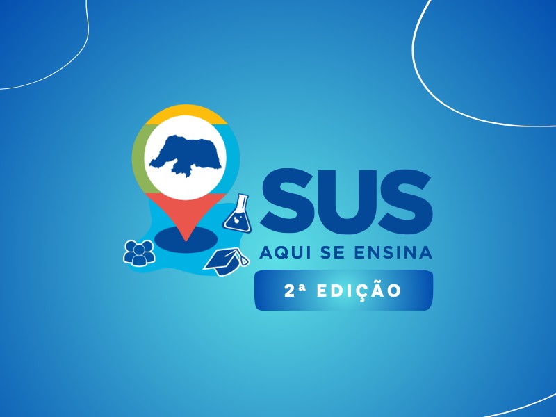 Banner do evento CERTIFICAÇÃO SUS AQUI SE ENSINA - 2ª EDIÇÃO