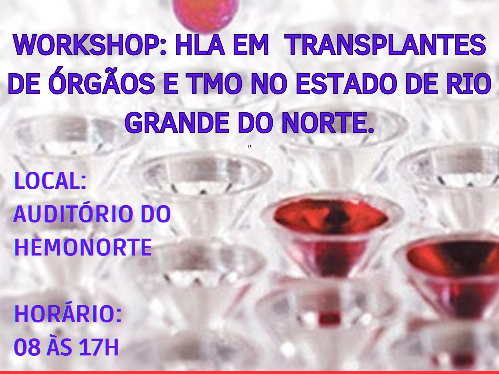 Banner do evento HLA EM TRANSPLANTES DE ÓRGÃOS E TMO NO ESTADO DO RIO GRANDE DO NORTE