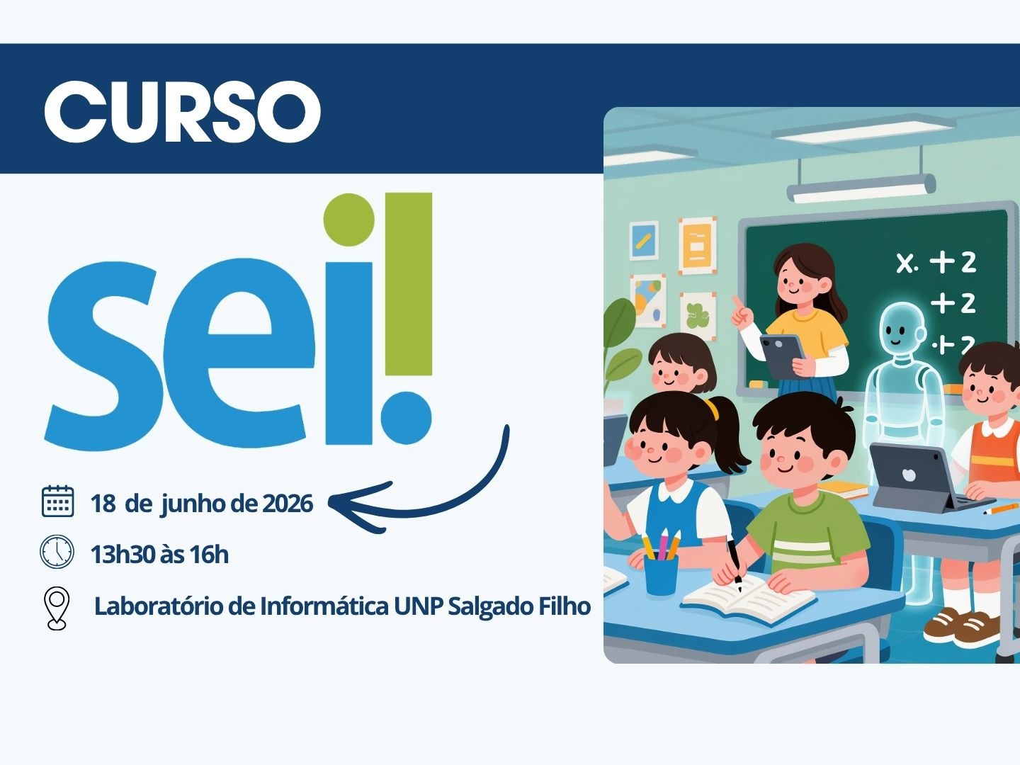 Banner do evento SEI SEGUNDA TURMA